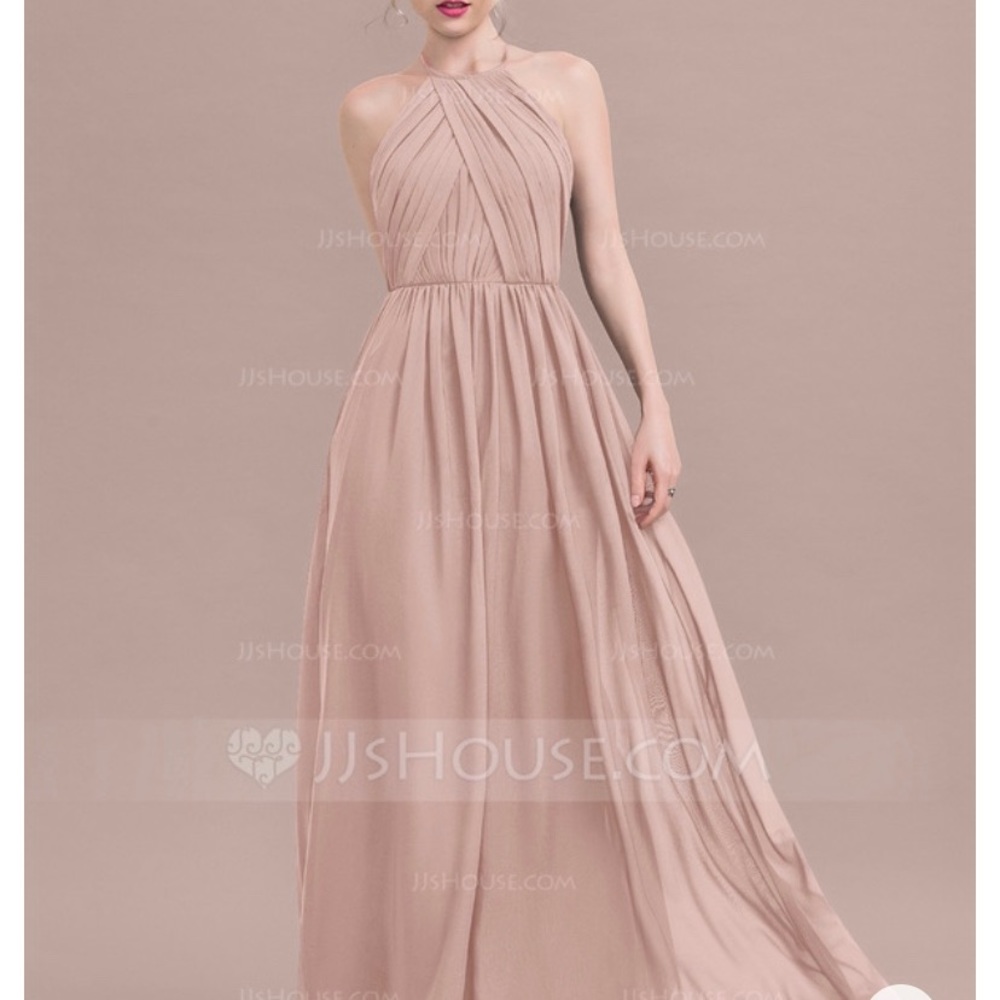 Dusty Rose bridesmaid dress